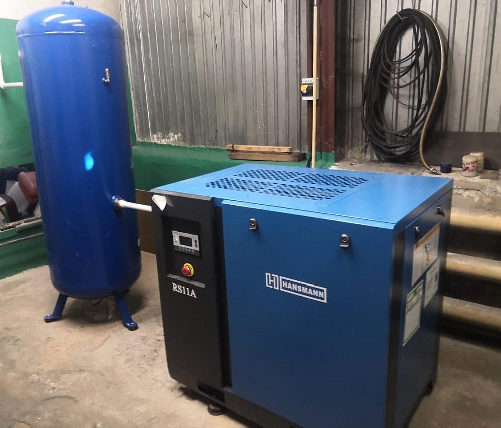 Винтовой компрессор Hansmann RS 11A-8 (Снежинск)