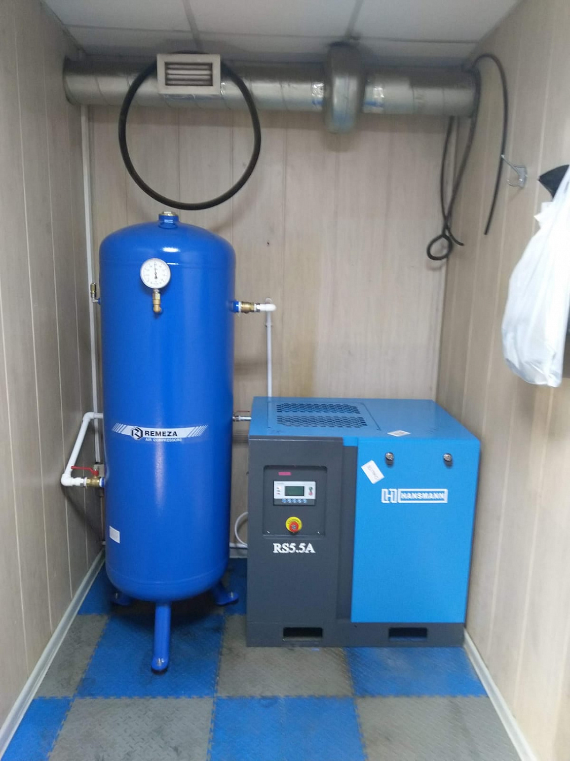 Винтовой компрессор Hansmann RS 5,5A-10 (Сыктывкар)