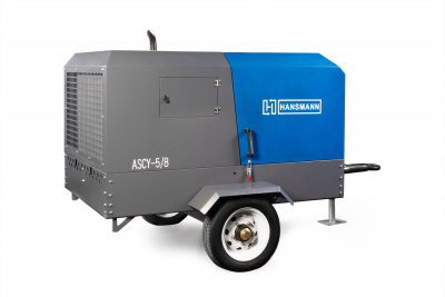 Дизельный компрессор Hansmann ASCY 5/8 На шасси
