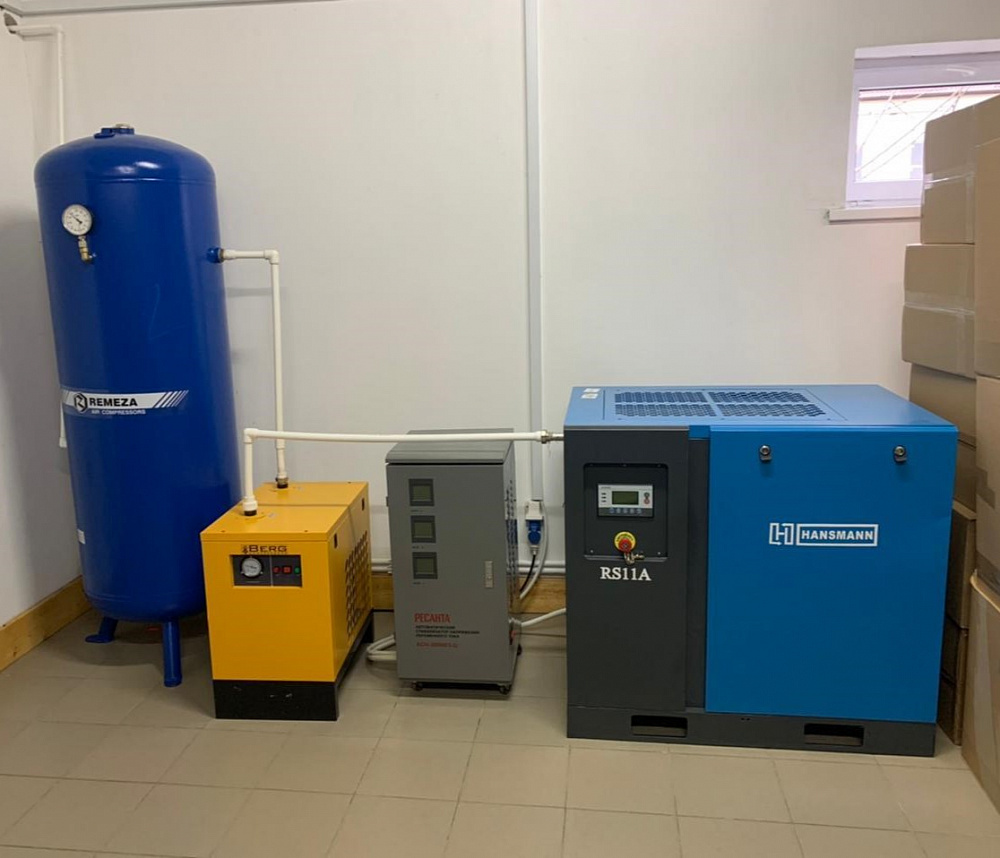 Винтовой компрессор Hansmann RS 11A-10 (Нальчик)